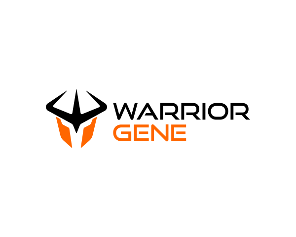 Logo design for a clothing company by LogoArena professional logo designers. Submitted for Warrior Gene logo contest by HALO, entry number 334