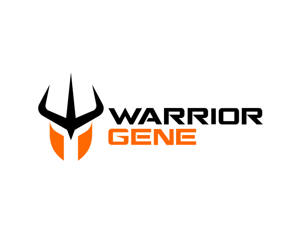 Logo design for a clothing company by LogoArena professional logo designers. Submitted for Warrior Gene logo contest by HALO, entry number 393