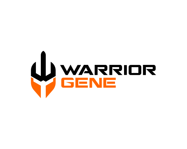 Logo design for a clothing company by LogoArena professional logo designers. Submitted for Warrior Gene logo contest by HALO, entry number 381