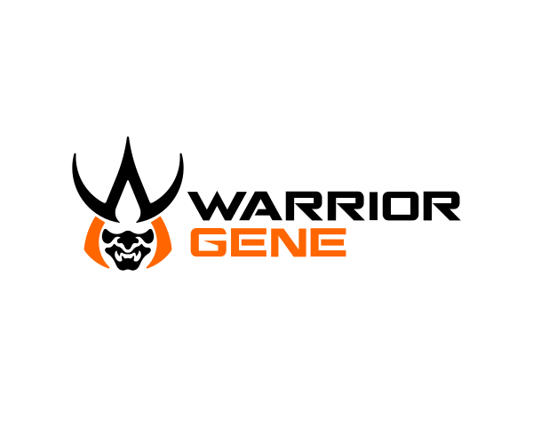 Logo design for a clothing company by LogoArena professional logo designers. Submitted for Warrior Gene logo contest by HALO, entry number 392