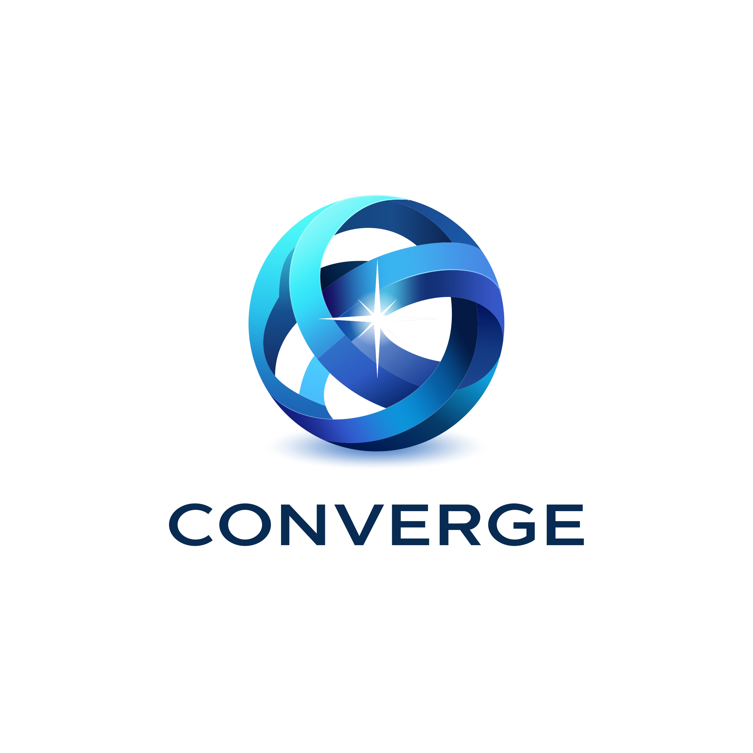 Logo design for a technology company by LogoArena professional logo designers. Submitted for Converge logo contest by MozArt11, entry number 69