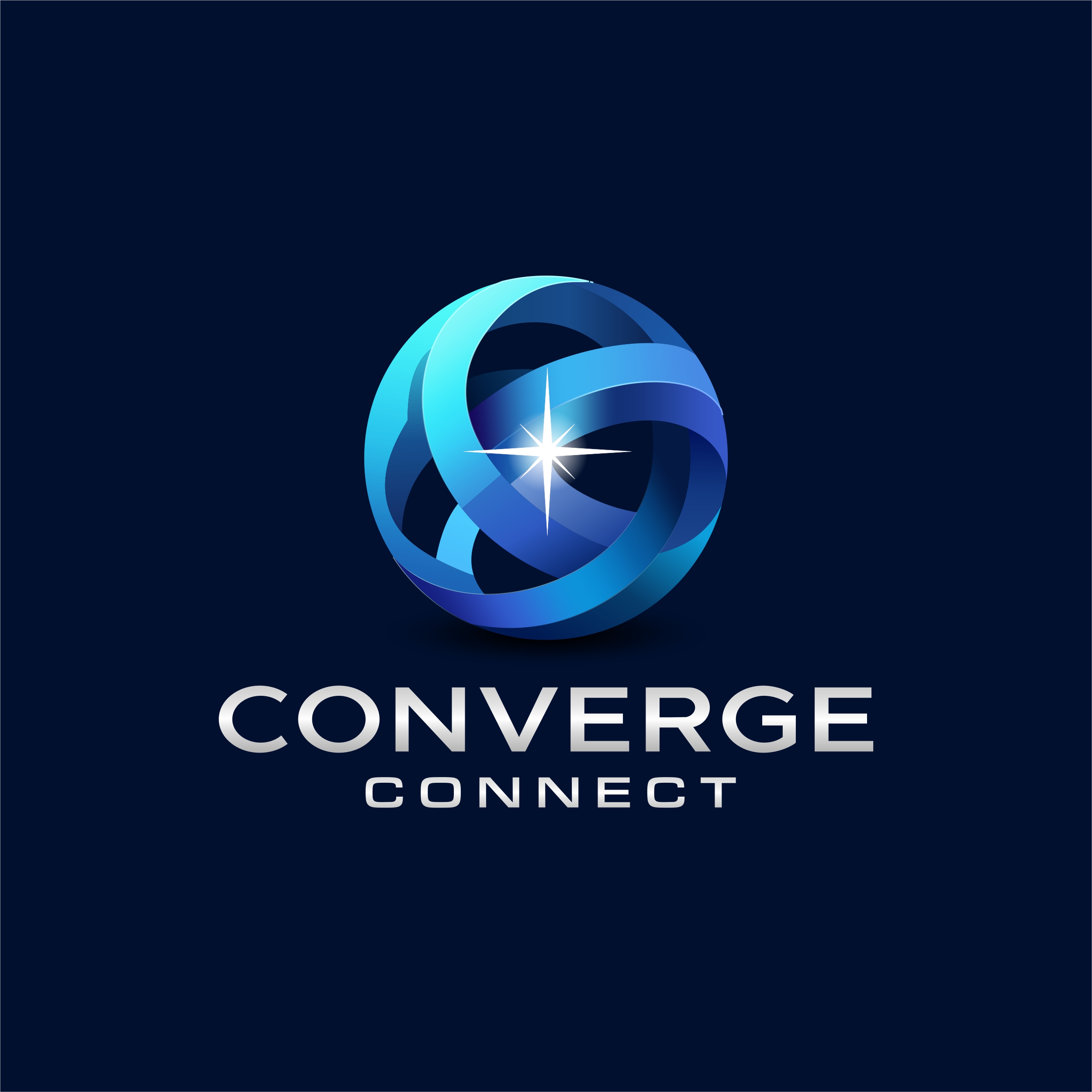 Logo design for a technology company by LogoArena professional logo designers. Submitted for Converge logo contest by MozArt11, entry number 131