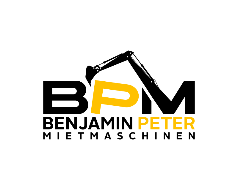 Logo design for a construction company by LogoArena professional logo designers. Submitted for Benjamin Peter Mietmaschinen logo contest by anung_design, entry number 22