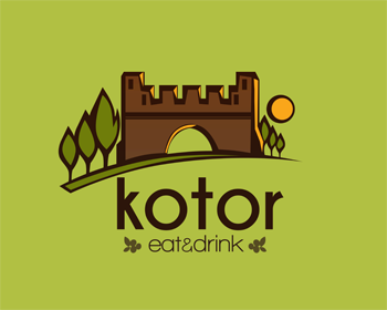 Logo design for a restaurant company by LogoArena professional logo designers. Submitted for Kotor logo contest by adrianus, entry number 42