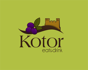 Logo design for a restaurant company by LogoArena professional logo designers. Submitted for Kotor logo contest by adrianus, entry number 59