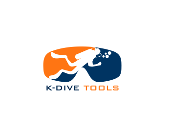 Logo design for a sports company by LogoArena professional logo designers. Submitted for K-Dive Tools logo contest by masjacky, entry number 16