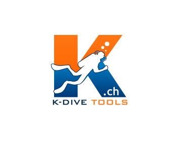 Logo design for a sports company by LogoArena professional logo designers. Submitted for K-Dive Tools logo contest by masjacky, entry number 43