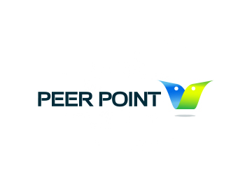 Logo design for a technology company by LogoArena professional logo designers. Submitted for PeerPoint logo contest by kloud, entry number 42