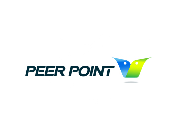 Logo design for a technology company by LogoArena professional logo designers. Submitted for PeerPoint logo contest by kloud, entry number 44