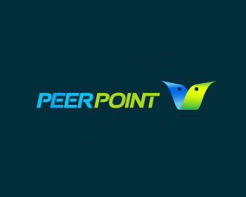 Logo design for a technology company by LogoArena professional logo designers. Submitted for PeerPoint logo contest by kloud, entry number 45