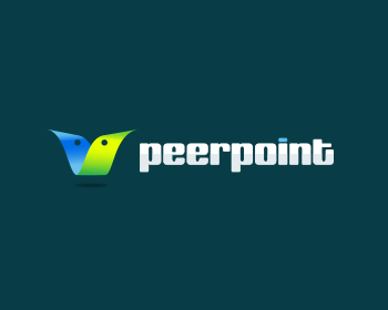 Logo design for a technology company by LogoArena professional logo designers. Submitted for PeerPoint logo contest by kloud, entry number 82