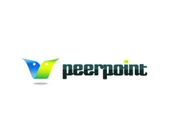 Logo design for a technology company by LogoArena professional logo designers. Submitted for PeerPoint logo contest by kloud, entry number 87