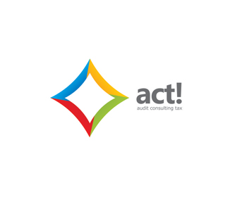 Logo design for a accounting company by LogoArena professional logo designers. Submitted for ACT! logo contest by PiratesGraphics, entry number 91