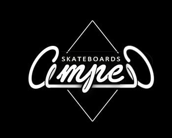 Logo design for a sports company by LogoArena professional logo designers. Submitted for Amped Skateboards logo contest by ARDesigns, entry number 58