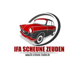 Logo design for a automotive company by LogoArena professional logo designers. Submitted for IFA SCHEUNE ZEUDEN logo contest by masjacky, entry number 43