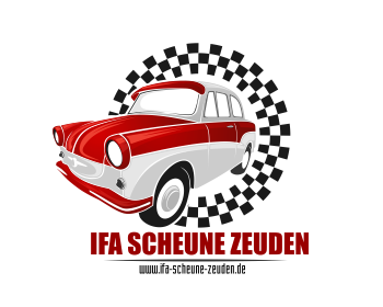 Logo design for a automotive company by LogoArena professional logo designers. Submitted for IFA SCHEUNE ZEUDEN logo contest by masjacky, entry number 64