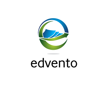 Logo design for a education company by LogoArena professional logo designers. Submitted for edvento logo contest by splash, entry number 123
