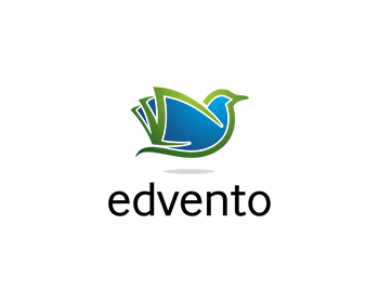 Logo design for a education company by LogoArena professional logo designers. Submitted for edvento logo contest by splash, entry number 125