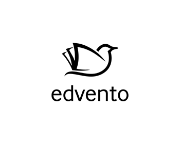 Logo design for a education company by LogoArena professional logo designers. Submitted for edvento logo contest by splash, entry number 126