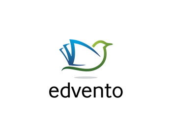 Logo design for a education company by LogoArena professional logo designers. Submitted for edvento logo contest by splash, entry number 128