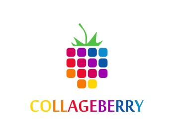 Logo design for a entertainment company by LogoArena professional logo designers. Submitted for COLLAGEBERRY (CollageBerry) logo contest by iadesign, entry number 18