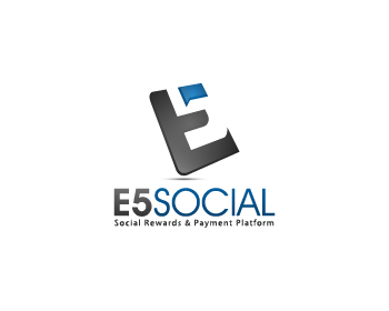 Logo design for a technology company by LogoArena professional logo designers. Submitted for E5 Social logo contest by bod, entry number 70