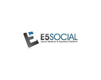 Logo design for a technology company by LogoArena professional logo designers. Submitted for E5 Social logo contest by bod, entry number 71