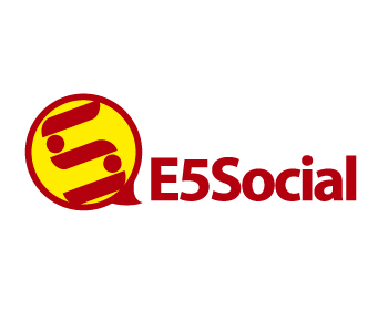 Logo design for a technology company by LogoArena professional logo designers. Submitted for E5 Social logo contest by Applex, entry number 19