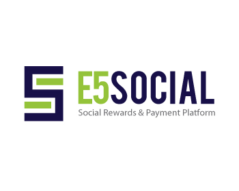Logo design for a technology company by LogoArena professional logo designers. Submitted for E5 Social logo contest by lead, entry number 30