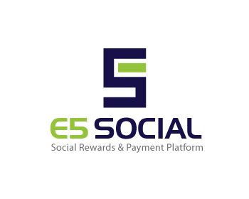 Logo design for a technology company by LogoArena professional logo designers. Submitted for E5 Social logo contest by lead, entry number 31