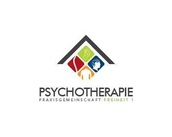 Logo design for a medical company by LogoArena professional logo designers. Submitted for Orthopädie ( austauschbar mit HNO oder Allgmeinmedizin) Praxisgemeinschaft Freiheit 1 logo contest by nigz65, entry number 109