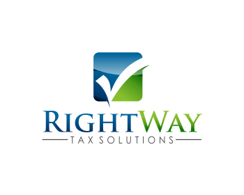 Logo design for a finance company by LogoArena professional logo designers. Submitted for RightWay Tax Solutions logo contest by r1ck_art, entry number 19
