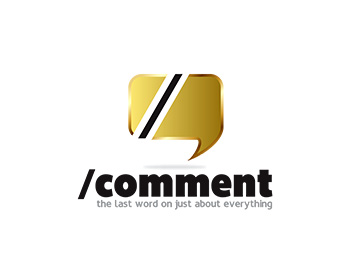 Logo design for a other company by LogoArena professional logo designers. Submitted for /comment (slashcomment.com) logo contest by AdrianChambre, entry number 29