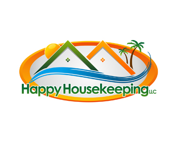 Logo design for a service industries company by LogoArena professional logo designers. Submitted for Happy Housekeeping LLC logo contest by historicost, entry number 16