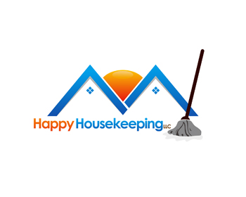 Logo design for a service industries company by LogoArena professional logo designers. Submitted for Happy Housekeeping LLC logo contest by historicost, entry number 24
