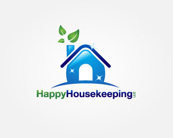 Logo design for a service industries company by LogoArena professional logo designers. Submitted for Happy Housekeeping LLC logo contest by Immo0, entry number 75
