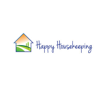 Logo design for a service industries company by LogoArena professional logo designers. Submitted for Happy Housekeeping LLC logo contest by vectoriz, entry number 71