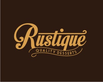 Logo design for a restaurant company by LogoArena professional logo designers. Submitted for Rustique logo contest by diabolic208, entry number 8