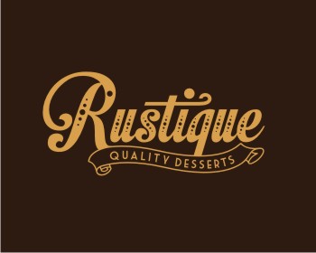 Logo design for a restaurant company by LogoArena professional logo designers. Submitted for Rustique logo contest by diabolic208, entry number 34