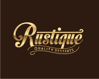 Logo design for a restaurant company by LogoArena professional logo designers. Submitted for Rustique logo contest by diabolic208, entry number 61