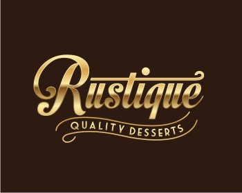 Logo design for a restaurant company by LogoArena professional logo designers. Submitted for Rustique logo contest by diabolic208, entry number 71