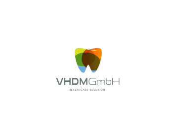Logo design for a medical company by LogoArena professional logo designers. Submitted for VHDM GmbH logo contest by Boddhi, entry number 77