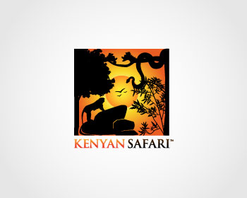 Logo design for a travel company by LogoArena professional logo designers. Submitted for Kenyan Safari logo contest by Immo0, entry number 100