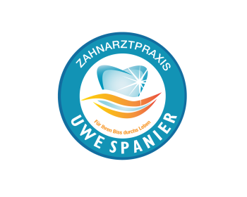 Logo design for a medical company by LogoArena professional logo designers. Submitted for Zahnarztpraxis Uwe Spanier logo contest by Zeszter, entry number 56