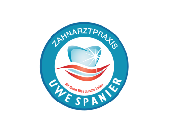 Logo design for a medical company by LogoArena professional logo designers. Submitted for Zahnarztpraxis Uwe Spanier logo contest by Zeszter, entry number 57