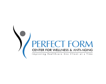 Logo design for a medical company by LogoArena professional logo designers. Submitted for Perfect Form Center for Wellness & Anti-Aging logo contest by nigz65, entry number 40