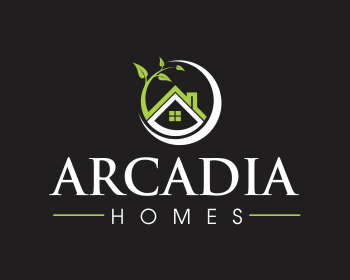 Logo design for a construction company by LogoArena professional logo designers. Submitted for Arcadia Homes logo contest by Rays, entry number 160