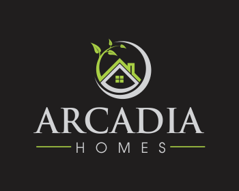 Logo design for a construction company by LogoArena professional logo designers. Submitted for Arcadia Homes logo contest by Rays, entry number 161