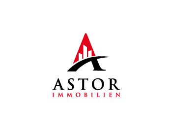 Logo design for a real estate company by LogoArena professional logo designers. Submitted for Astor Immobilien logo contest by Immo0, entry number 49