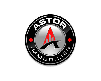 Logo design for a real estate company by LogoArena professional logo designers. Submitted for Astor Immobilien logo contest by Immo0, entry number 58